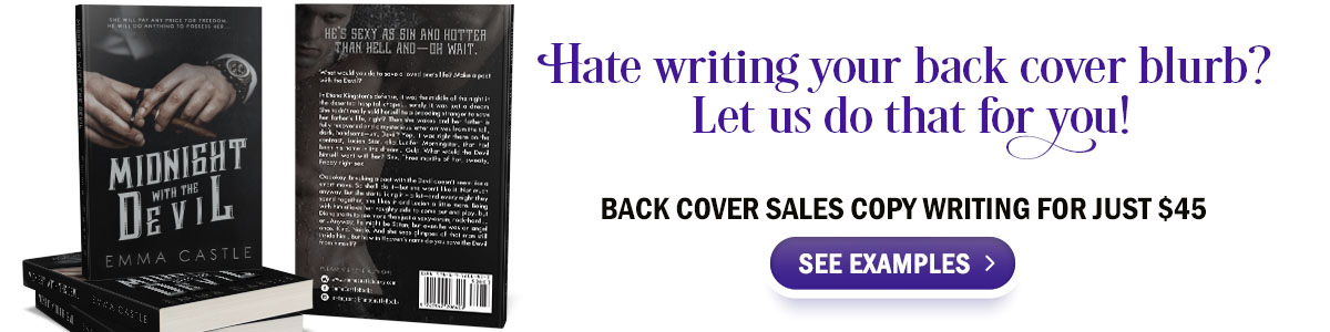 Back-cover writing